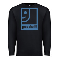 Black GOODWILL Premium Sweatshirt - artisFamous