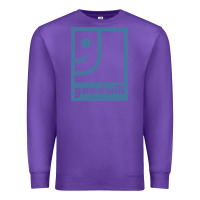 Purple GOODWILL Premium Sweatshirt - artisFamous