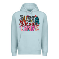 Blue Mist Just A Little Arm Candy Premium Hoodie - SublimationCraftShop