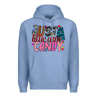 Colony Blue Just A Little Arm Candy Premium Hoodie - SublimationCraftShop