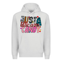 Dove Grey Just A Little Arm Candy Premium Hoodie - SublimationCraftShop