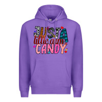Purple Just A Little Arm Candy Premium Hoodie - SublimationCraftShop