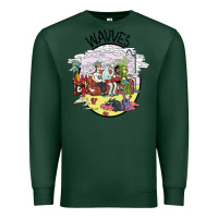 Sports Green wavves Premium Sweatshirt - artisFamous