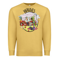 Antique Gold wavves Premium Sweatshirt - artisFamous