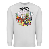 Dove Grey wavves Premium Sweatshirt - artisFamous