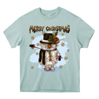 Arona merry christmas snowman Heavy Core Tee - CowGirlArtShop