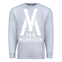 Heather Grey Van Morrison Music Premium Sweatshirt - artisFamous