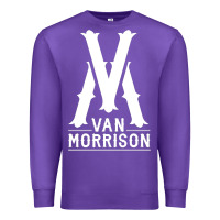 Purple Van Morrison Music Premium Sweatshirt - artisFamous