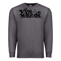 Charcoal Heather Van Morrison Music Premium Sweatshirt - artisFamous