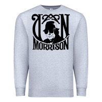 Heather Grey Van Morrison Music Premium Sweatshirt - artisFamous