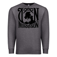 Charcoal Heather Van Morrison Music Premium Sweatshirt - artisFamous