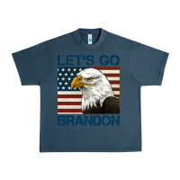 Midnight Navy american bald eagle let's go brandon Urban Heavy Tee - Jasminsmagicworld