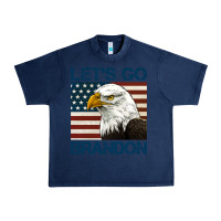 Navy american bald eagle let's go brandon Urban Heavy Tee - Jasminsmagicworld