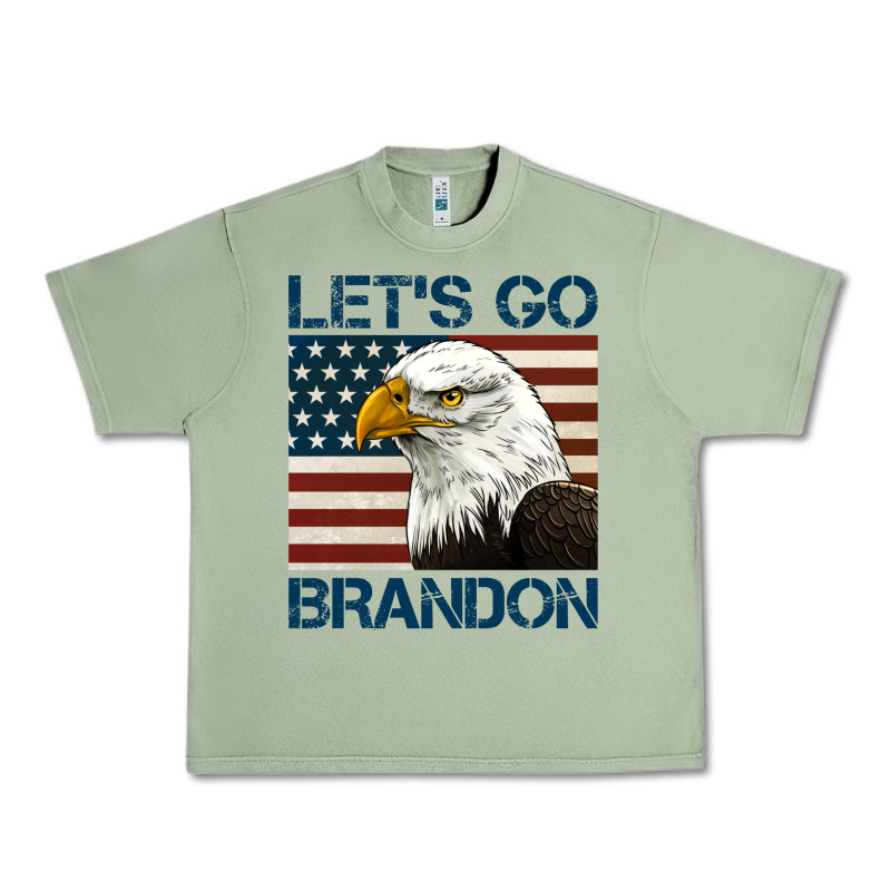 American Bald Eagle Let's Go Brandon Urban Heavy Tee by Jasminsmagicworld | Teevron