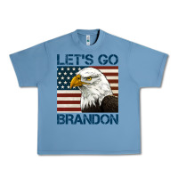 Pebble Blue american bald eagle let's go brandon Urban Heavy Tee - Jasminsmagicworld