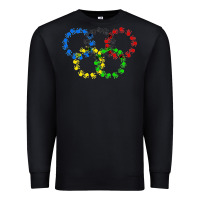 Black winter olympics Premium Sweatshirt - artisFamous