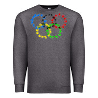 Charcoal Heather winter olympics Premium Sweatshirt - artisFamous