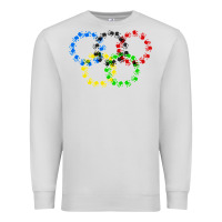 Dove Grey winter olympics Premium Sweatshirt - artisFamous