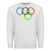 Oatmeal Heather winter olympics Premium Sweatshirt - artisFamous