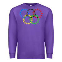 Purple winter olympics Premium Sweatshirt - artisFamous