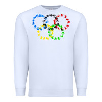 White winter olympics Premium Sweatshirt - artisFamous