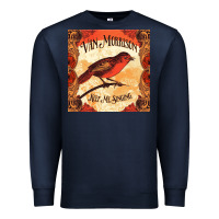 Navy Van Morrison Music Premium Sweatshirt - artisFamous