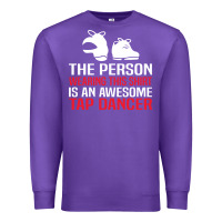 Purple awesome tap dancer shirt classic Premium Sweatshirt - artisFamous