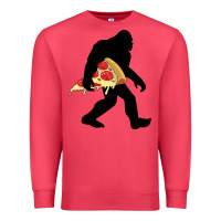 Cardinal bigfoot carrying pizza Premium Sweatshirt - artisFamous