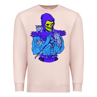 Pale Pink skeletor's cat premium scoop csic las Premium Sweatshirt - artisFamous
