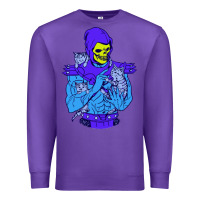 Purple skeletor's cat premium scoop csic las Premium Sweatshirt - artisFamous