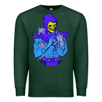 Sports Green skeletor's cat premium scoop csic las Premium Sweatshirt - artisFamous