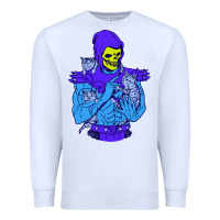 White skeletor's cat premium scoop csic las Premium Sweatshirt - artisFamous