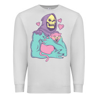Dove Grey skeletor's cat premium scoop classic Premium Sweatshirt - artisFamous