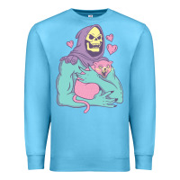 Ocean Blue skeletor's cat premium scoop classic Premium Sweatshirt - artisFamous