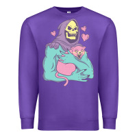 Purple skeletor's cat premium scoop classic Premium Sweatshirt - artisFamous