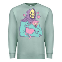 Seafoam skeletor's cat premium scoop classic Premium Sweatshirt - artisFamous