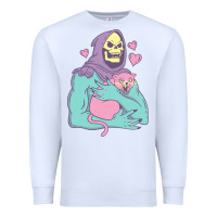 White skeletor's cat premium scoop classic Premium Sweatshirt - artisFamous
