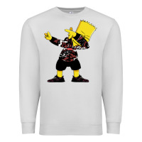Dove Grey dabbing bart Premium Sweatshirt - artisFamous