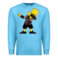 Ocean Blue dabbing bart Premium Sweatshirt - artisFamous
