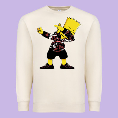 Dabbing Bart Premium Sweatshirt Designed By Artisfamous