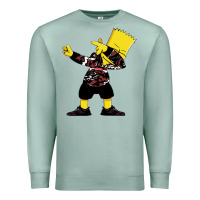 Seafoam dabbing bart Premium Sweatshirt - artisFamous