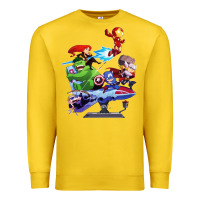 Lemon superheroes Premium Sweatshirt - artisFamous