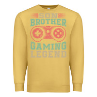 Antique Gold SON BROTHER GAMING LEGEND Premium Sweatshirt - artisFamous
