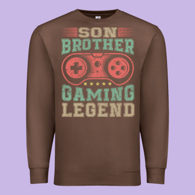 Son Brother Gaming Legend Premium Sweatshirt Designed By Artisfamous