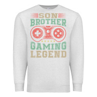 Oatmeal Heather SON BROTHER GAMING LEGEND Premium Sweatshirt - artisFamous