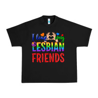 Black I Love My Lesbian Friends Urban Heavy Tee - BundleAndBundleShop