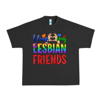 Pigment Black I Love My Lesbian Friends Urban Heavy Tee - BundleAndBundleShop