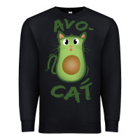Black avocat Premium Sweatshirt - artisFamous