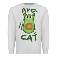 Dove Grey avocat Premium Sweatshirt - artisFamous