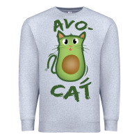 Heather Grey avocat Premium Sweatshirt - artisFamous